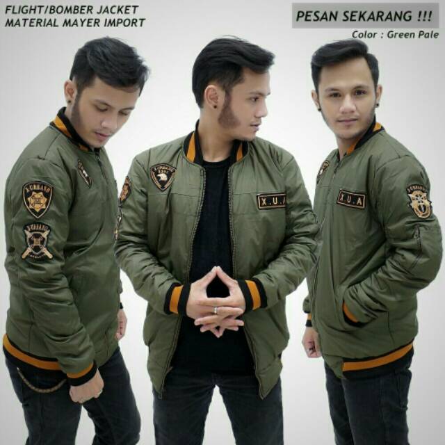 Jaket bomber xua &amp; jaket bomber