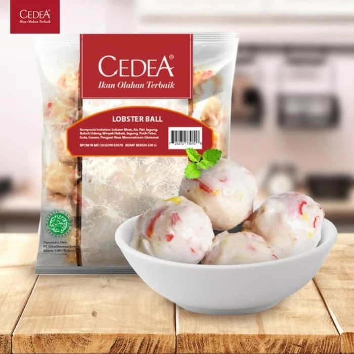 

Cedea Lobster Ball (bakso Lobster) 500gr