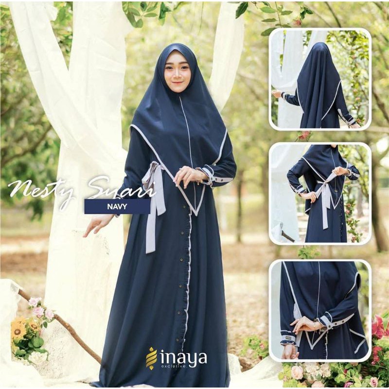 Sey Gamis Nesty Syari Navy by Inaya