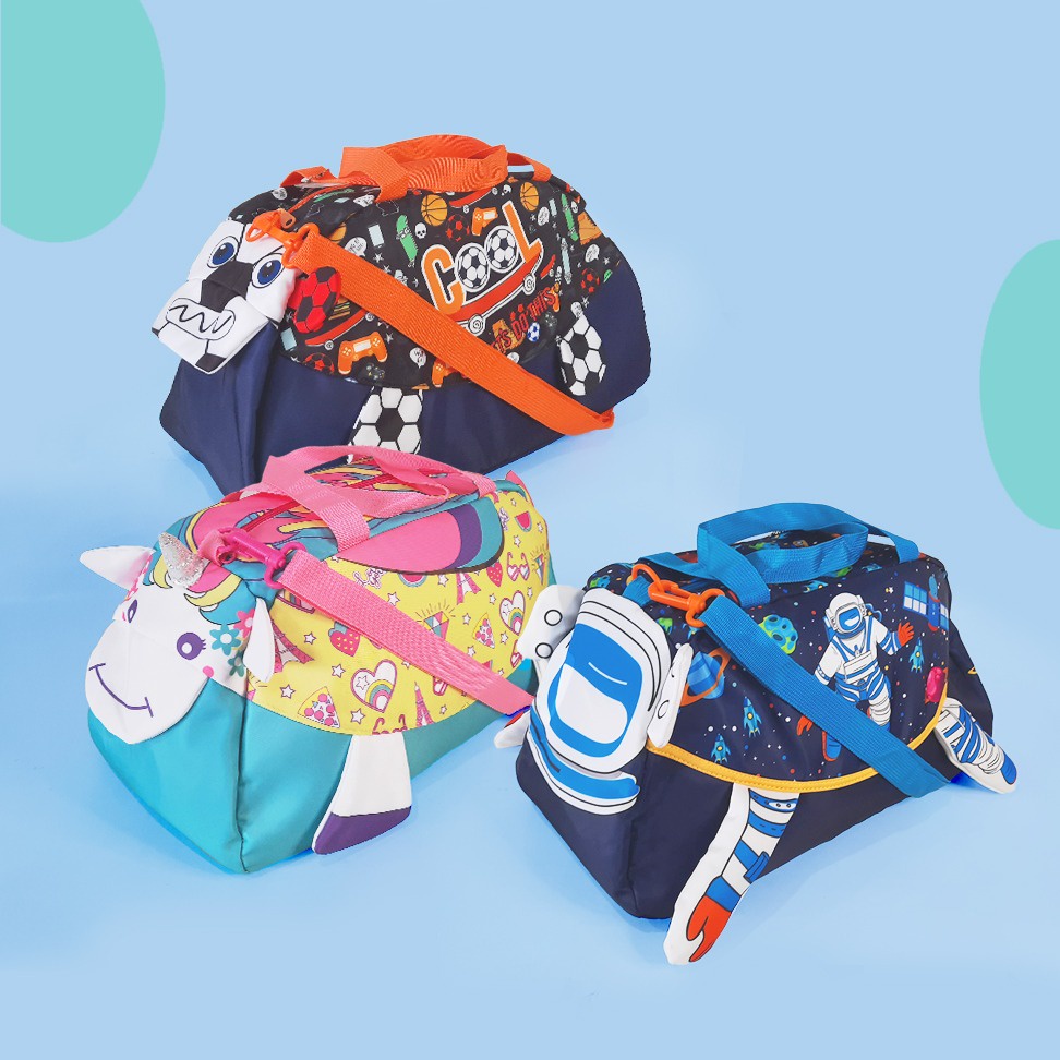 VEST Tas Travel Pakaian Gym Anak medium ANAK DINO/UNICORN U2034