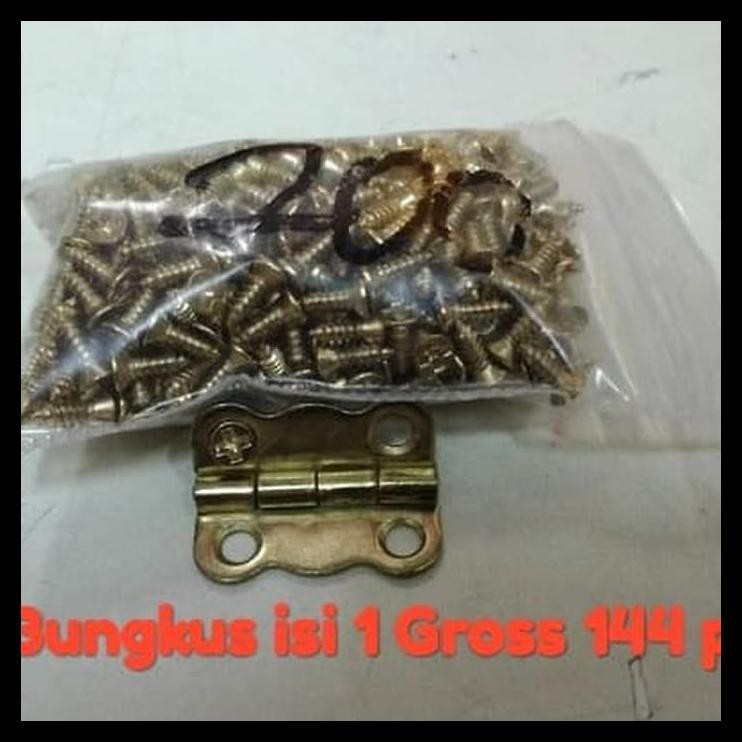 PROMO Skrup Mini Kuning Skrup Kecil Kuning Engsel Kupu Mini