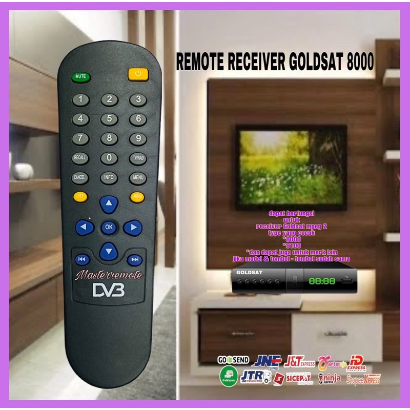 Remot remote Goldsat/Goldsat 8000/DVB Parabola Receiver