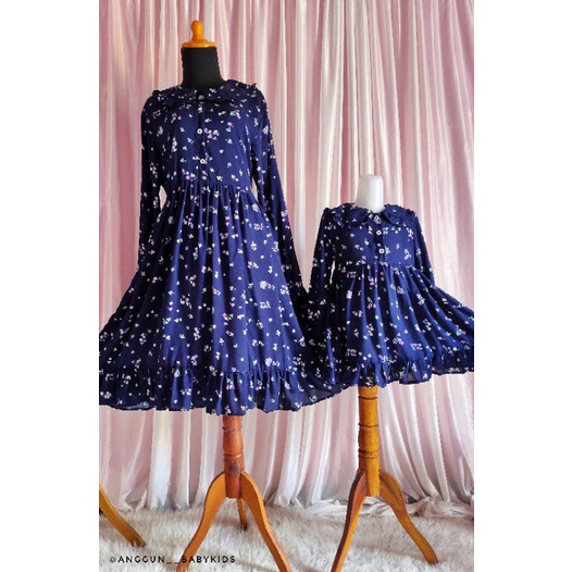 Couple mom & Kids Tunik Couple Kemeja Couple