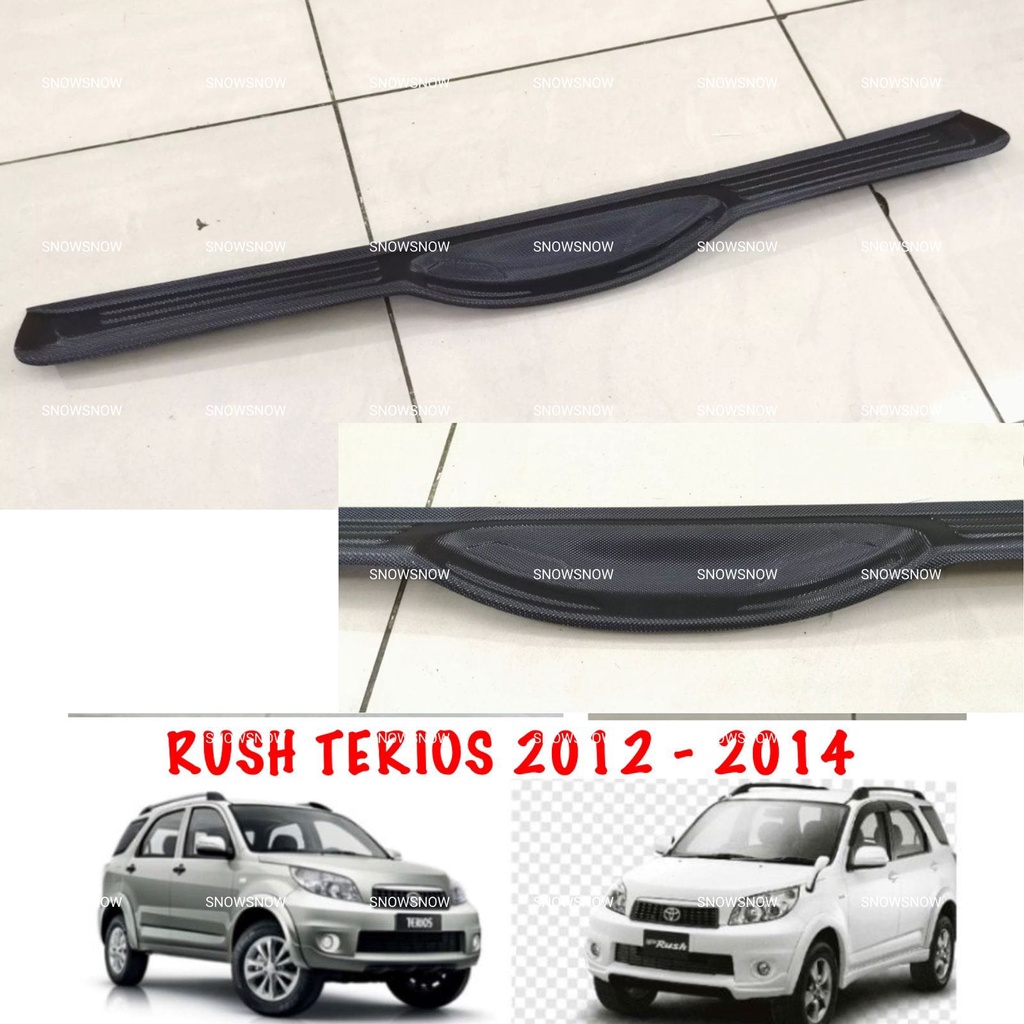 Sillplate Belakang New Rush Terios 2012 2014 Hitam