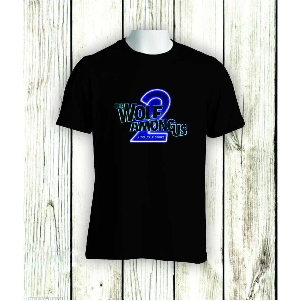 KAOS AMONG US WOLF BAJU TSHIRT GAME katun combed 30s