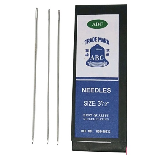 Jarum Kasur Besar Jarum Layar ABC 3,5/9cm Jarum Jahit Jumbo