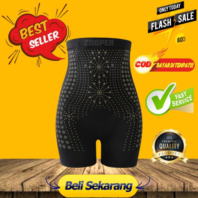 Celana Korset Infrared 3in1 Pelangsing Badan Stagen Pengecil Perut Buncit Munafie Corset 3 in 1 Belt Pembakar Lemak Olahraga Wanita