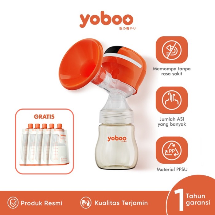 [MURAH] [ COD] Yoboo Alat Pompa Asi Elektrik Otomatis/Single Electric Breast Pump