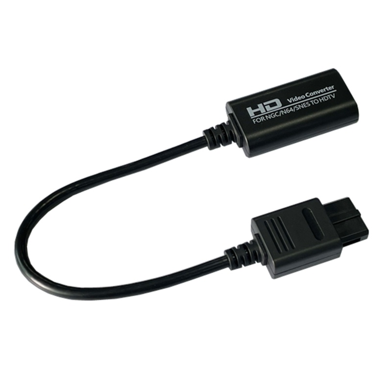 Kabel Adapter Konversi btsg N64 to Converter Warna Hitam Untuk N64 to HDTV