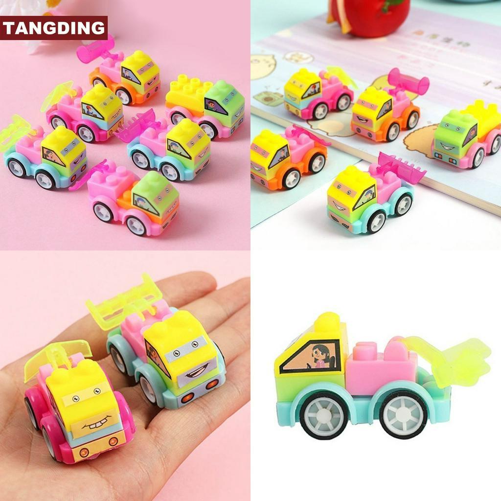 (Cod Tangding) Mainan Edukasi Intelektual Mobil Konstruksi Warna Acak Untuk Anak