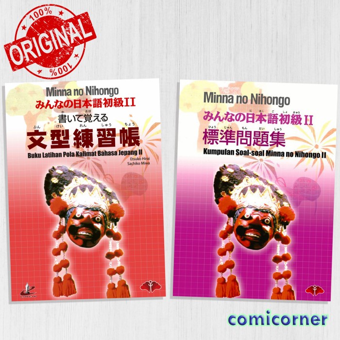 Paket Latihan Pola Kalimat dan Kumpulan Soal Minna no Nihongo 2