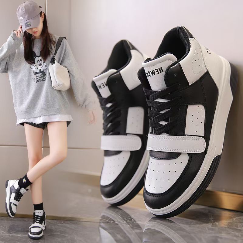 COD Sepatu Wanita Sneakers Tali Sepatu Sneakers Casual Breathable Sport Shoes Gaya Korea