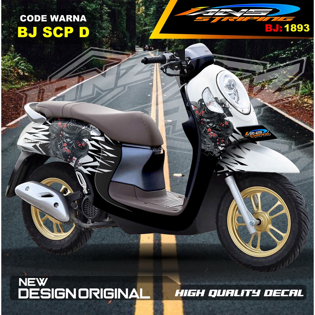 STIKER DECAL FULL BODY SCOOPY / STICKER ALL NEW SCOOPY / STIKER FULL BODY SCOOPY TERMURAH / STIKER MOTOR SCOOPY / STIKER MOTOR