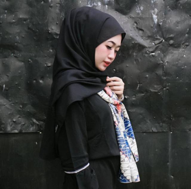 TIDAK BISA PILIH MOTIF Syal wanita motif batik polos leher fashion bukan rajut