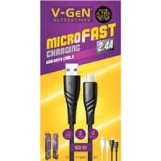 Kabell Data Micro Origional Fast Charging Micro USB Cable V-GeN VCX-01