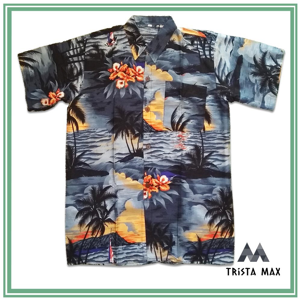 Kemeja Pantai Pria - Kemeja Pantai Bali - Kemeja Pantai Hawai - Pakaian Ke Pantai - Baju Pantai Laki