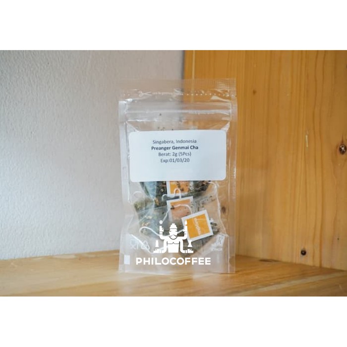 

Teh Singabera Preanger Genmaicha Tea 2g x 5 kantung teh celup - tth1431