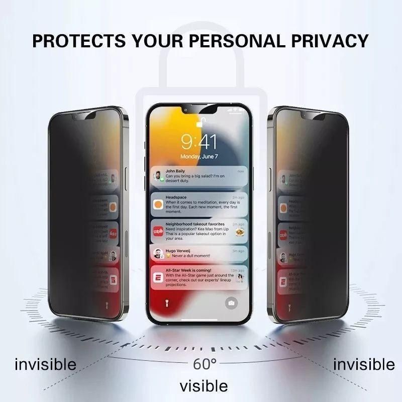 Tempered Glass Anti Spy iPhone X iPhone XS iPhone XR iPhone XS MAX Anti Gores Anti Spy Full Layar