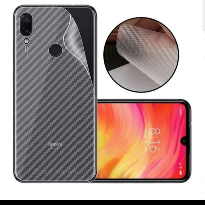 SKIN CARBON XIAOMI MI8 - ANTI GORES BELAKANG XIAOMI MI8 MIA2 MI6X MIA2 LITE - BC