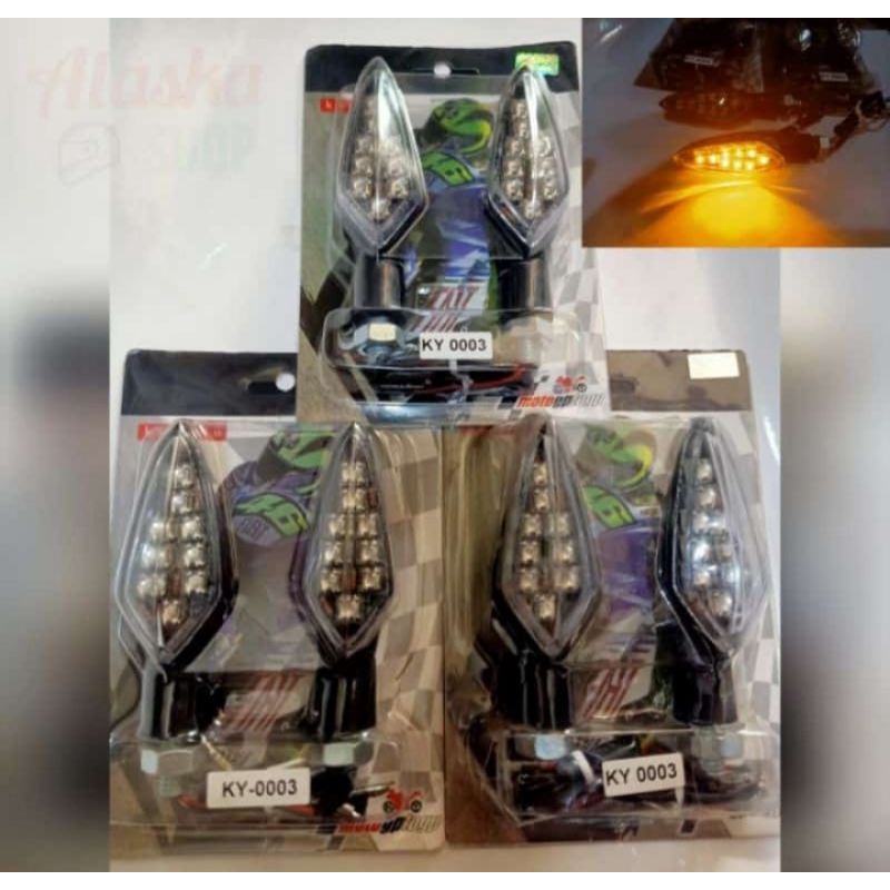 Lampu Sein led kymoto sen reting r15 cb 150 vixion cbr 150 r25 mt25 ninja 250 z250 AEROX ADV DLL