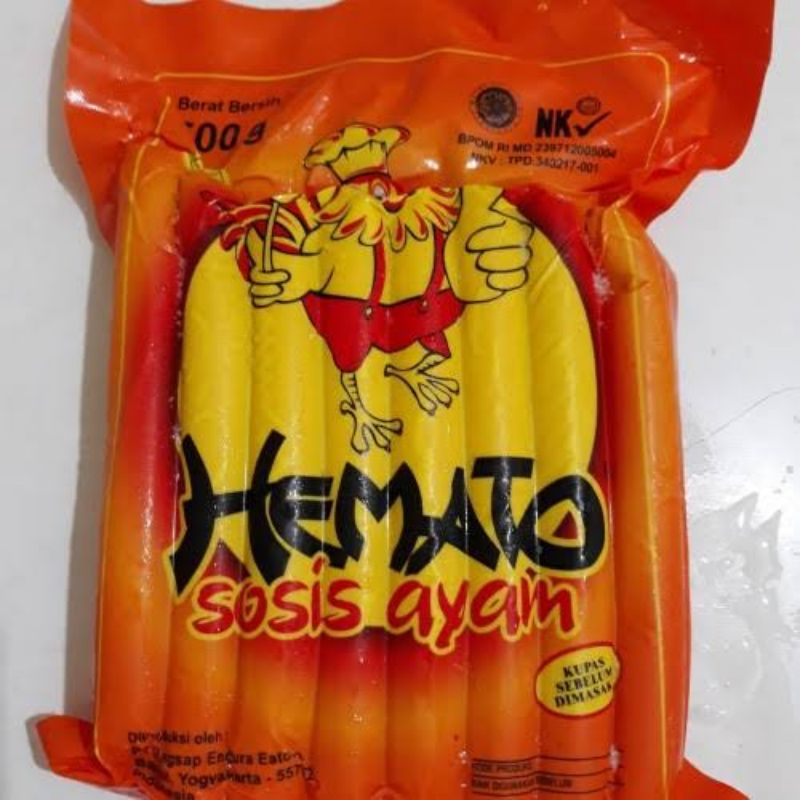 

sosis ayam hemato 500 gr (15 pcs)