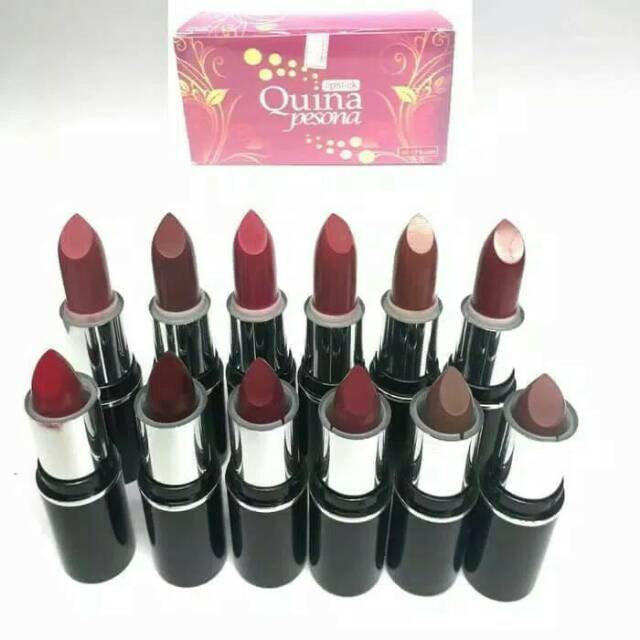 Lipstik Matte Quina (12pcs)