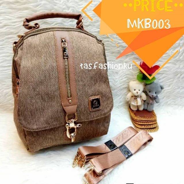Tas Ransel Cewek Junfa Backpack Multifungsi