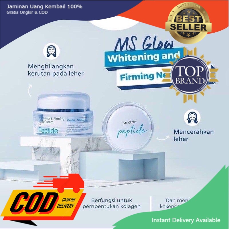 MS GLOW NECK CREAM/KRIM LEHER MS GLOW/PEPTIDE MS GLOW