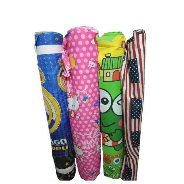 BAHAN KAIN SPREI BEDCOVER GORDEN METERAN MOTIF KARAKTER