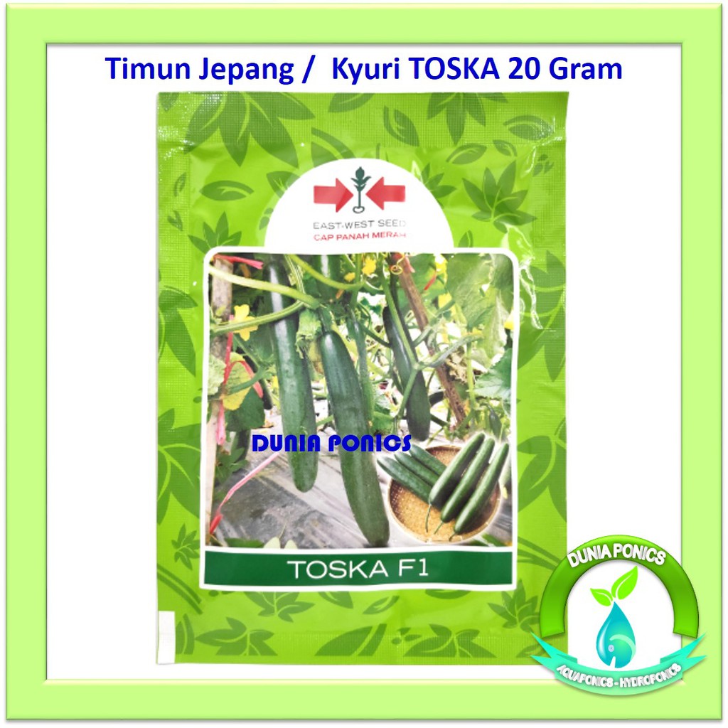 Benih Timun Jepang TOSKA F1 Cap Panah Merah Original Pack 20 Gram Gr