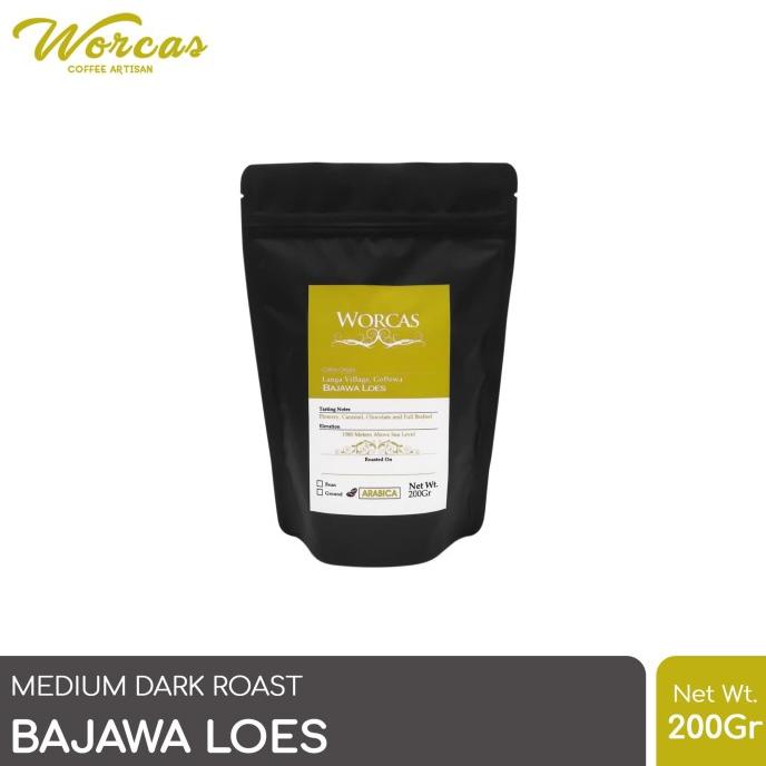 

[ COD ] Kopi Arabica Flores Bajawa 200 Gram (Biji/Bubuk) | Worcas Coffee TERUJI Kode 401