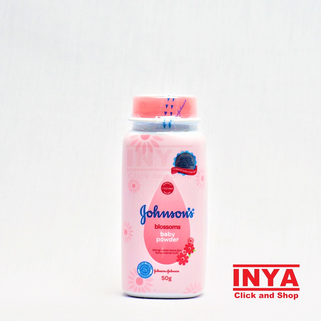 JOHNSON BLOSSOMS BABY POWDER 50gr - Bedak Bayi