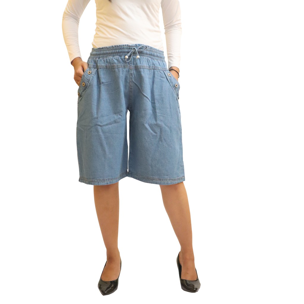  CELANA KULOT JEANS PENDEK  Shopee Indonesia