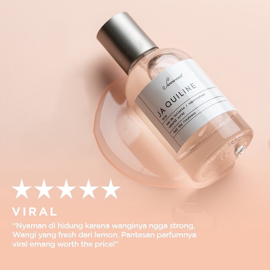 SUMMERSCENT Ja Quiline Parfum Wanita Pria BPOM 35 ml | Parfume Eau de Toilette (EDT)