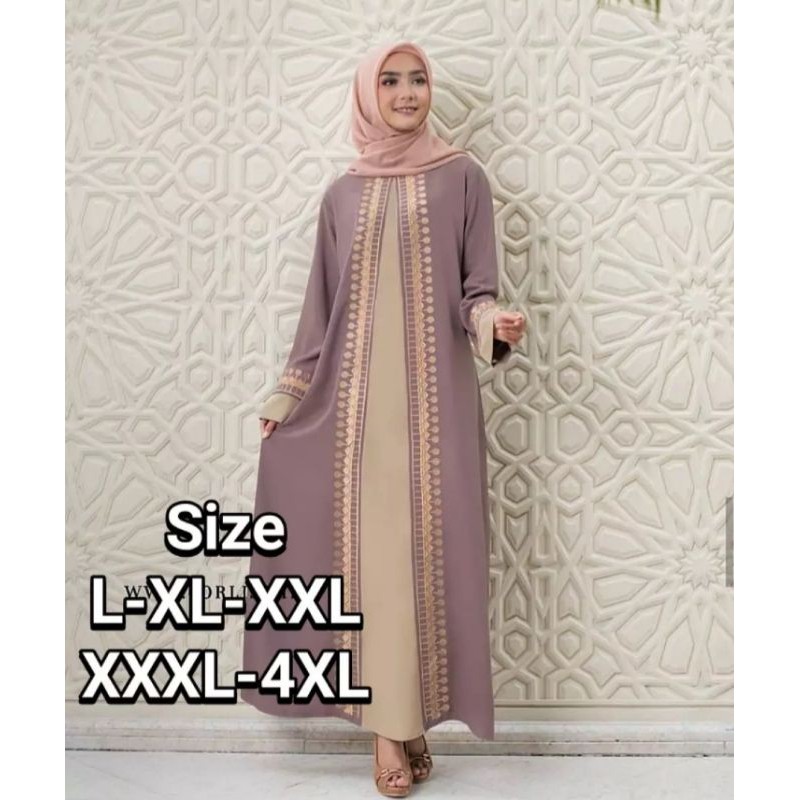 Gamis jumbo Dubai abaya