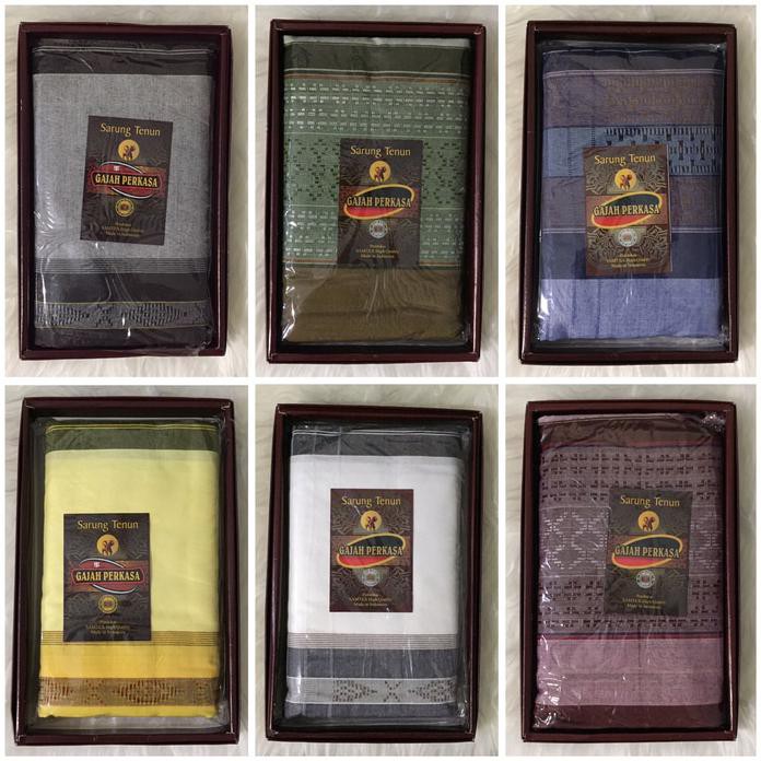 Cuci Gudang Kain Sarung Gajah Perkasa - Hitam