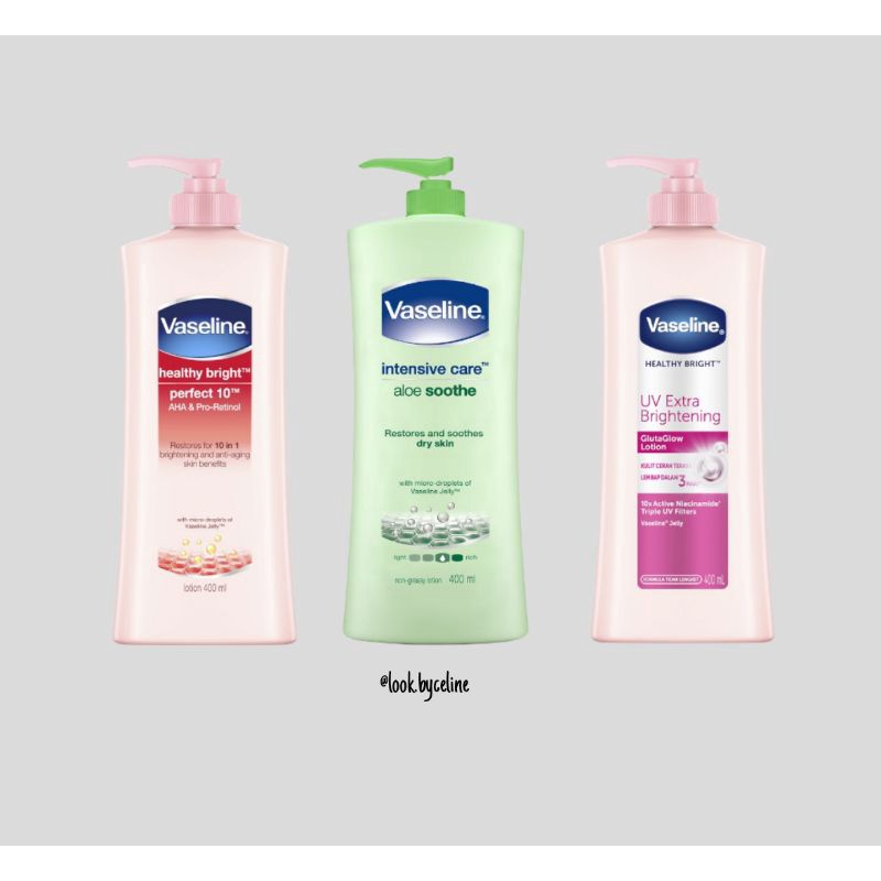VASELINE HANDBODY / VASELINE BODY LOTION 400ML MURAH ORIGINAL