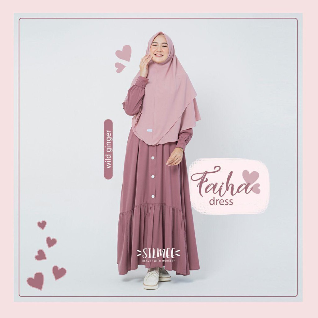 FAIHA DRESS BY SILMEE GAMIS BUSUI FRIENDLY GAMIS KEKINIAN GAMIS MILENIAL GAMIS PREMIUM