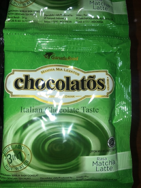 CHOCOLATOS DRINK chocolate/greentea