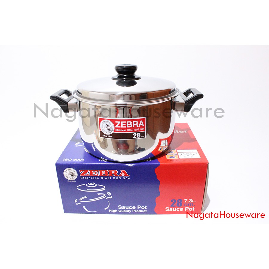 Panci Saus Stainless / Panci Masak / Panci Zebra Stenlis / Panci Tebal Stenles / Soup Pot / Sauce Po