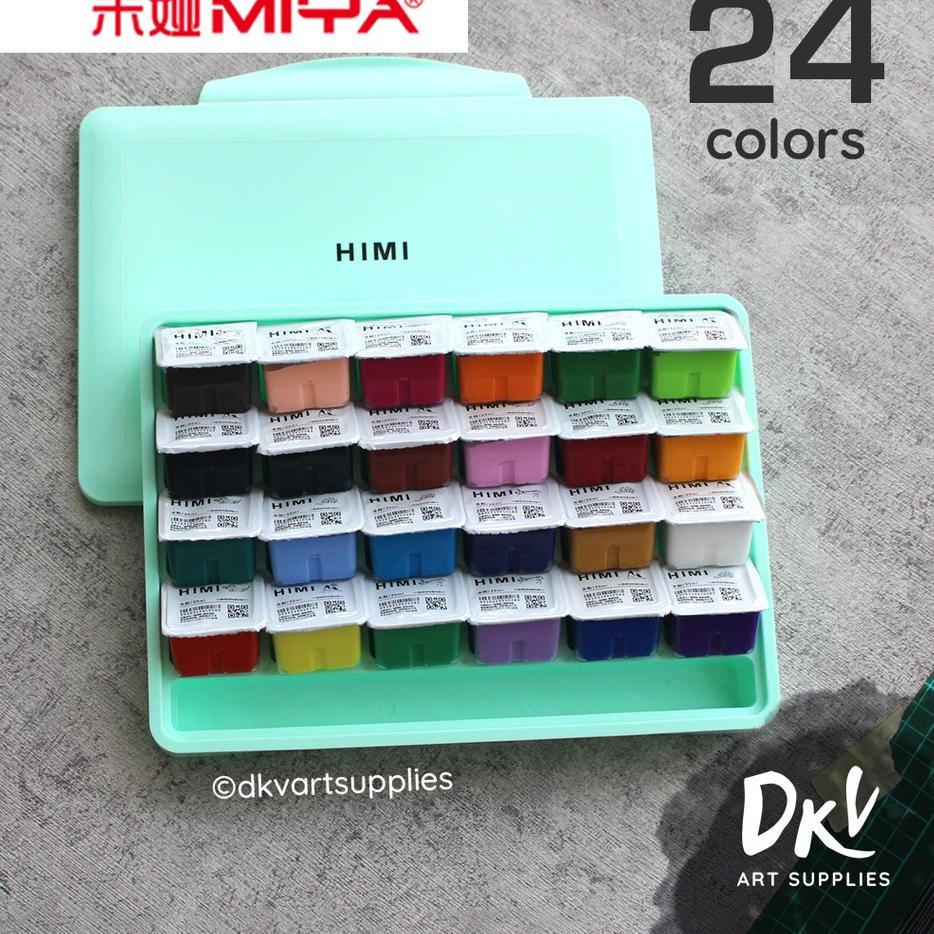 

❆ Miya Himi Gouache 24 Warna Colors 30ml ⌅