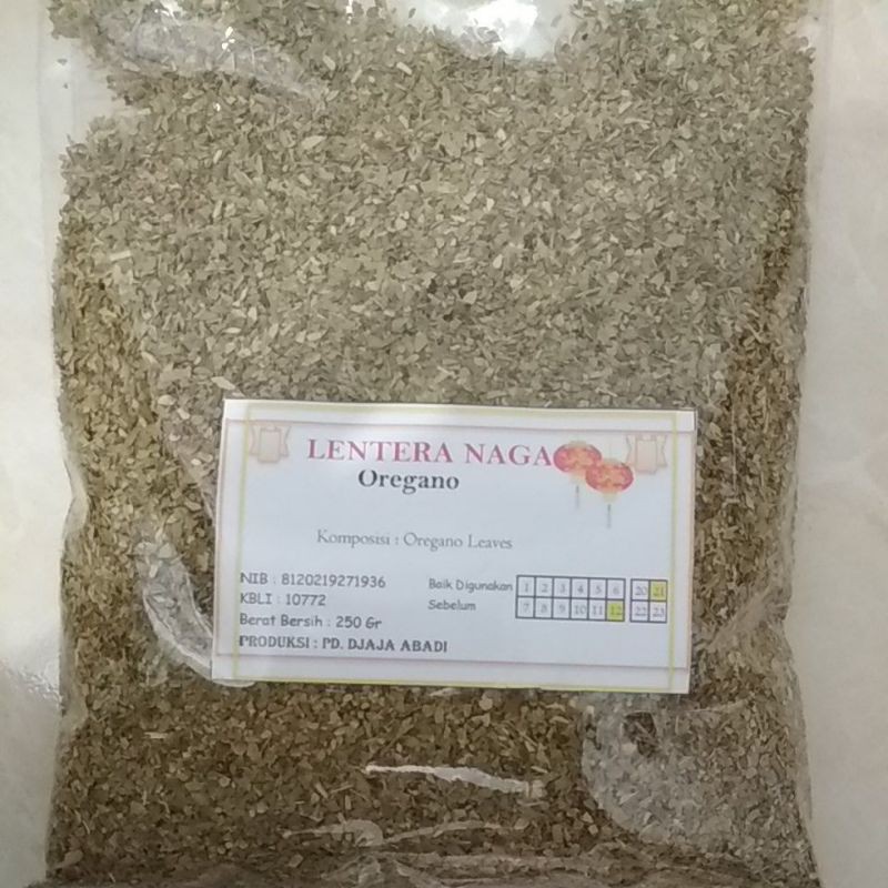 

Oregano leaves 250gr