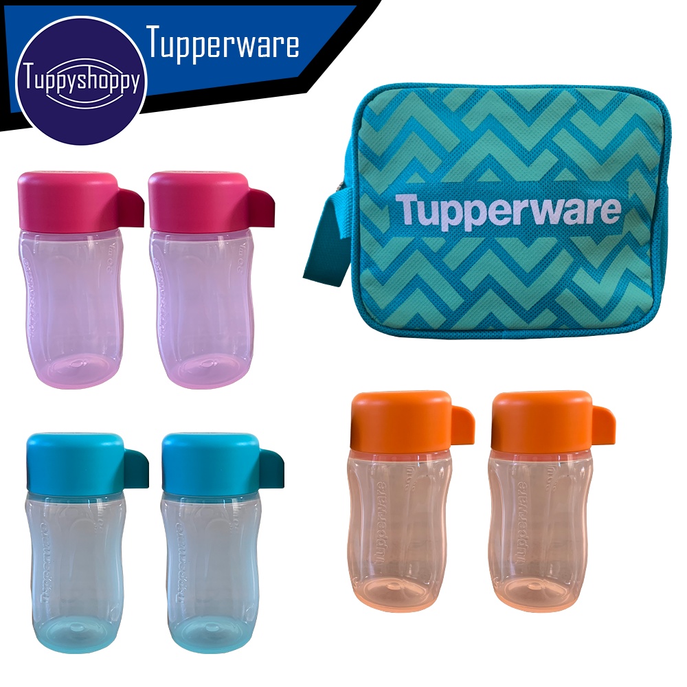 Mini Bottle Colorful Tupperware Botol Minum Anak 1 Set