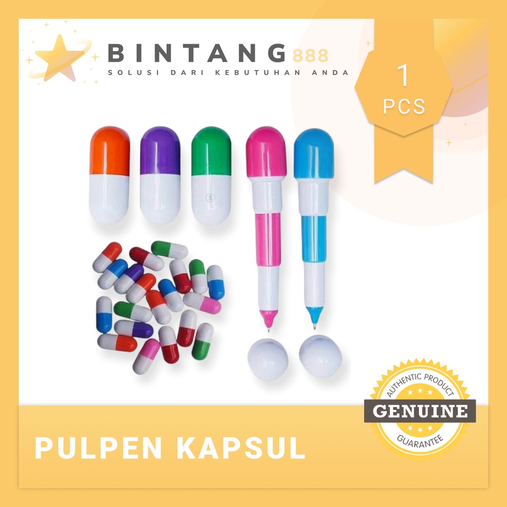 

PULPEN KAPSUL / PULPEN UNIK BENTUK KAPSUL