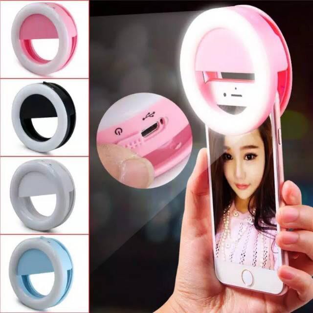 RING LIGHT SELFIE LED / SELFIE LAMP RING UTK CAMERA HP DAN TABLET