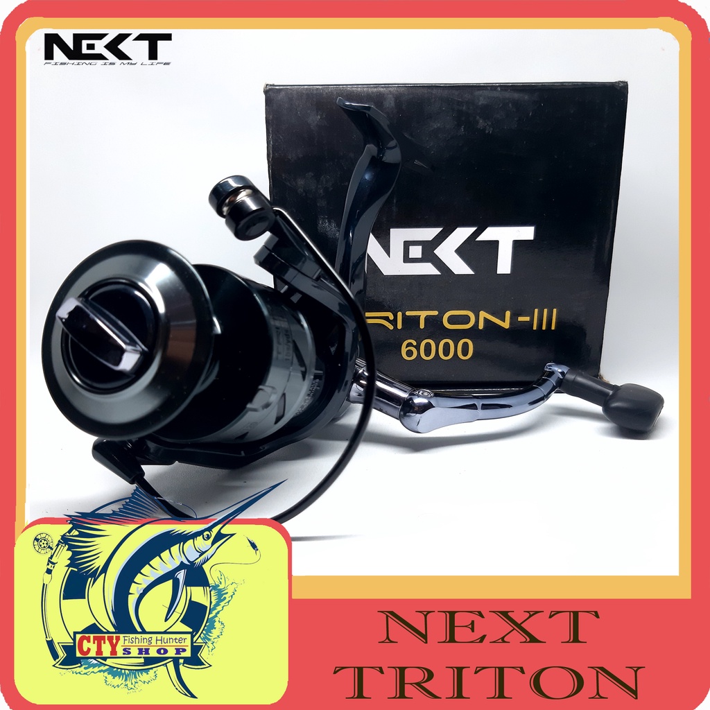 REEL GULUNGAN PANCING NEXT TRITON III 3000 4000 dan 6000