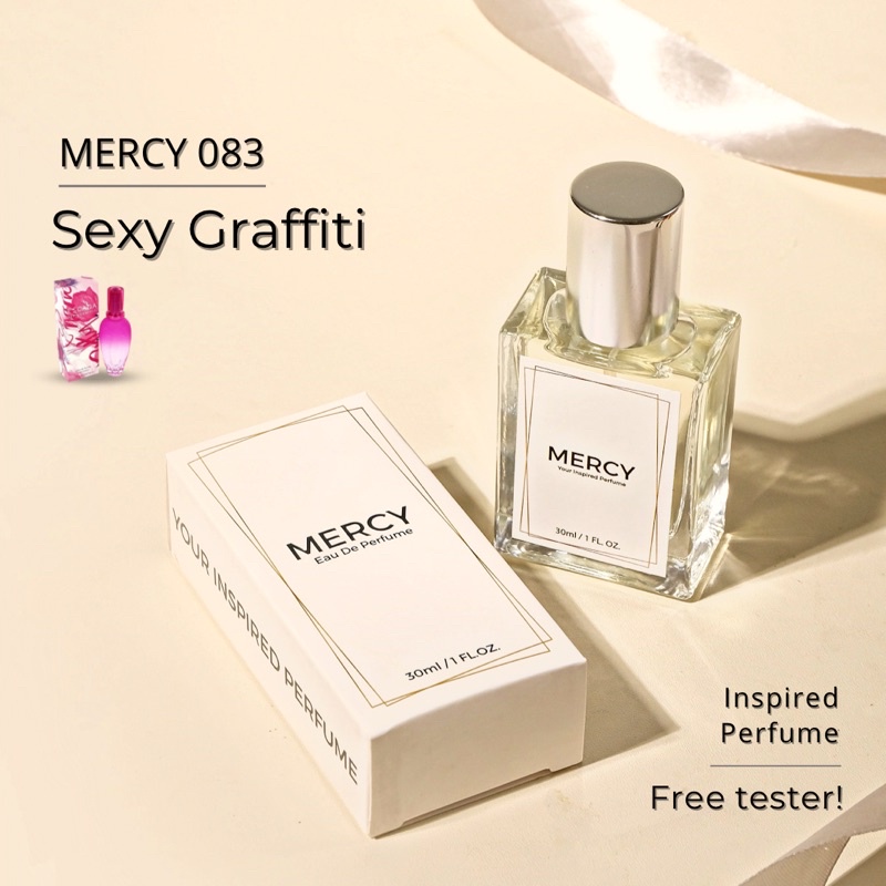 [ MERCY ] Sexy Graffiti Inspired Perfume Escada Dupe Parfum Original parfume Wanita