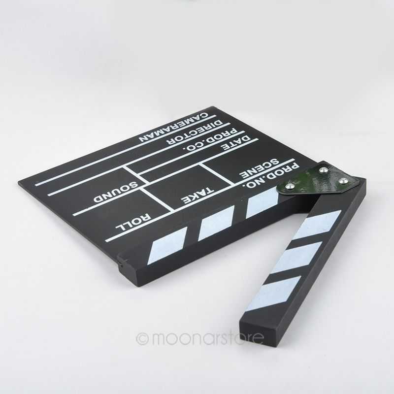 Profesional Clapper Board Classical Movie Papan Penanda Action Claper Syuting Shooting Film