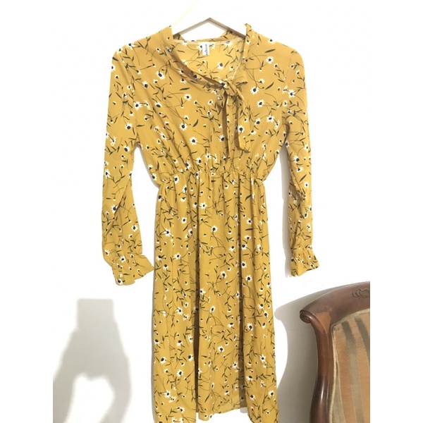 Dress tunik korea bunga bunga