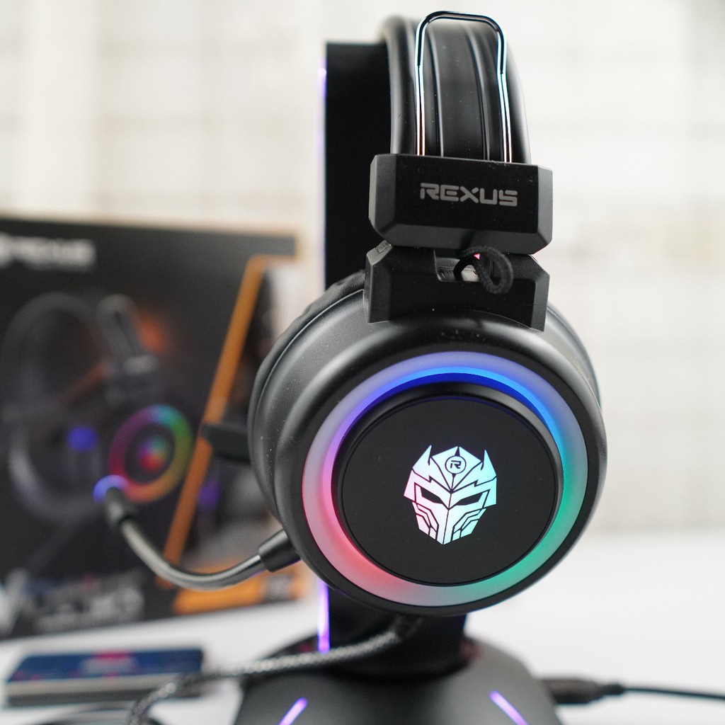 Trend-Rexus Headset Gaming Vonix F30 dengan LED RGB dan free splitter